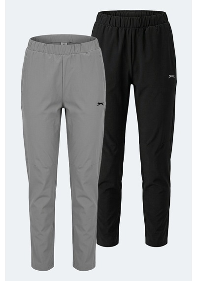 Slazenger Retaın 2 Li Set Kadın Eşofman Altı Siyah - Gri