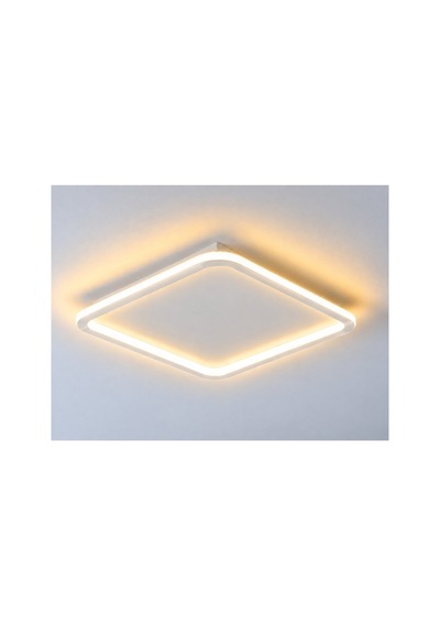 Beyaz 80x80cm Kare 6500k Soğuk Beyaz Modern Led Tavan Lambası