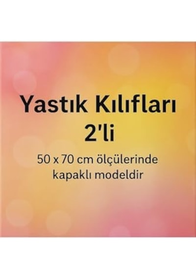 Ezgi Desenli Pamuklu Yastık Kılıfı, Lavanta Deseni, 50 X 70 Cm, Lila, 2 Adet 50 x 22