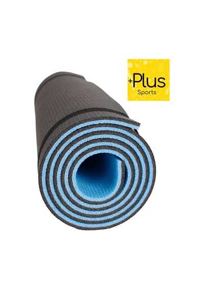 Plus Sport 10 Mm Pilates Ve Yoga Matı Siyah & Mavi Mavi Mavi
