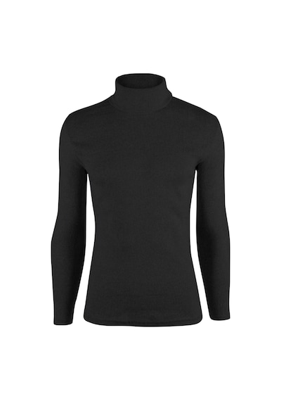 Erkek Antrasit Balıkçı Yaka Boğazlı Slim Fit Kazak Antrasit