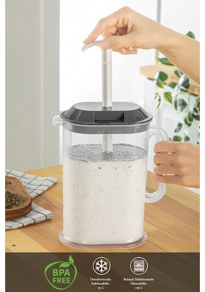 Ayran Sürahisi, Kendinden Çırpmalı Yayık, Ayran Sürahisi Bpa-free Sürahi