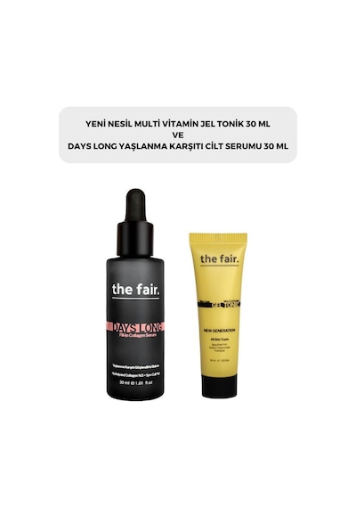 The Fair Days Long Fill-in Collagen Serum 30 ML + Multi Vitamin Jel Tonik 30 ML