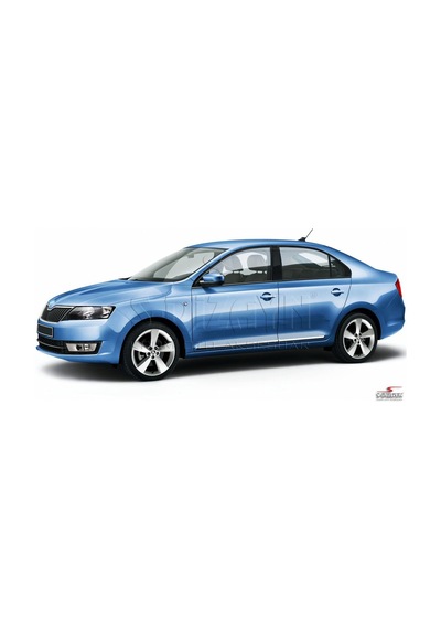 S-Dizayn  Skoda Rapid Kapı Koruma Çıtası Krom 2013-2017
