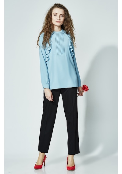 Soralline Kadın Büyük Beden Pantalon 1660 Siyah