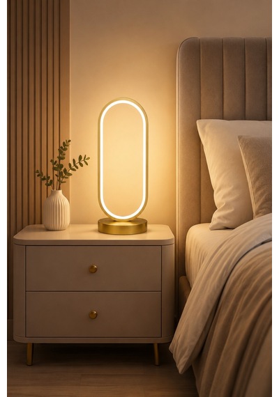 Zzez Eskitme Renk Gün Işığı Led Işıklı Modern Tasarım Led Masa Lambası - Abajur - Gece Lambası