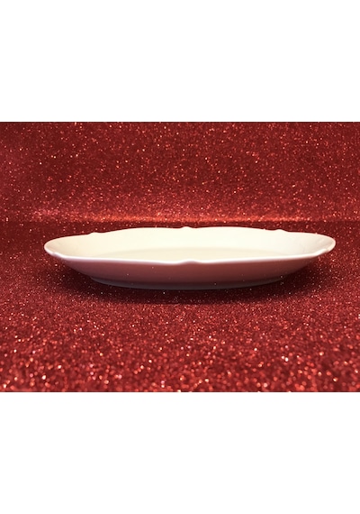 Porland Porselen Queen Beyaz 23 Cm Kayık Tabak 2 Adet