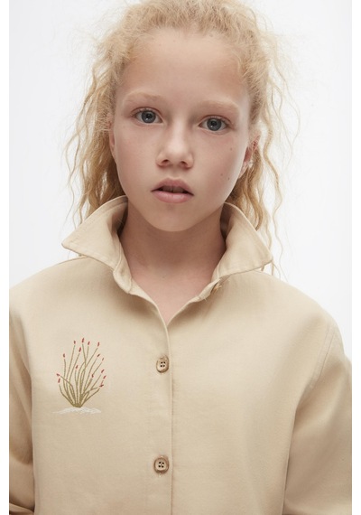 Nk Kids Kız Gömlek Şort Etek Takım 24knk3732457316 Haki