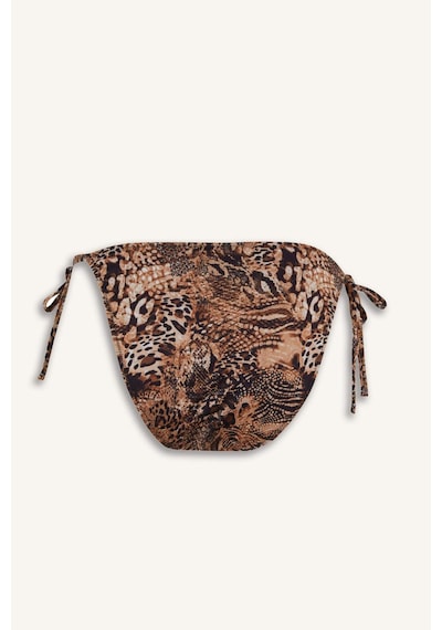 Defacto Regular Fit Leopar Desenli Bikini Alt-fall İn Love E3898ax25smbk81 Siyah