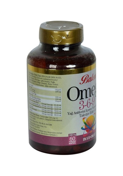 Balen Omega 3-6-9 1585 Mg x 60 Yumuşak Kapsül Epa-18 Dha-12