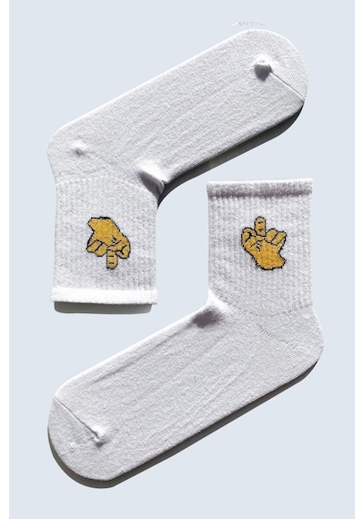 Carnaval Socks 7'li Kudurtan Yazılı Desenli Renkli Tasarım Çorap Set 1043 Renkli