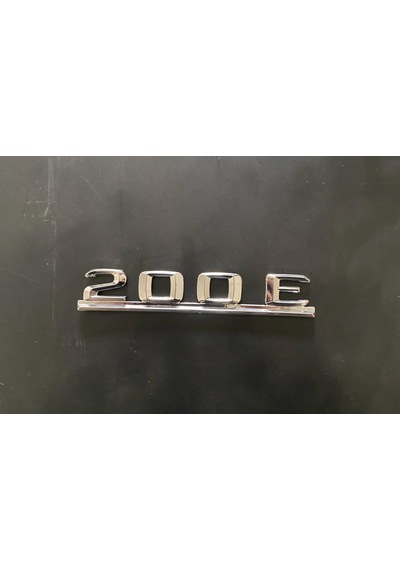 W124 200e Bağaj Tip Yazısı