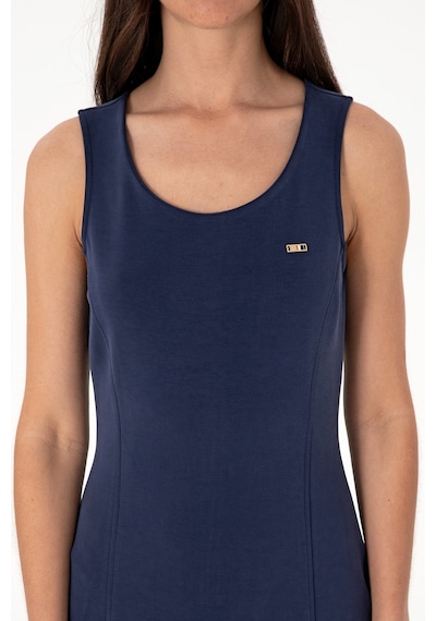 U.S. Polo Assn. Kadın Lacivert Modal Karışımlı Bisiklet Yaka Midi Boy Örme Elbise 50306720-VR033 U.S. Polo Assn. Kadın Lacivert Modal Karışımlı Bisiklet Yaka Midi Boy Örme Elbise 50306720-VR033
