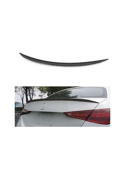 Mercedes W206 C Serisi 2021+ Uyumlu Yedek Parça Amg Spoiler Fiber