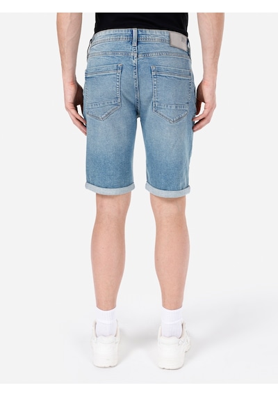 Colin's Colins 044 Karl Normal Kesim Düşük Bel Düz Paça Jean Erkek Şort Cl1069523 Q1.V1 Dn09019 Mavi