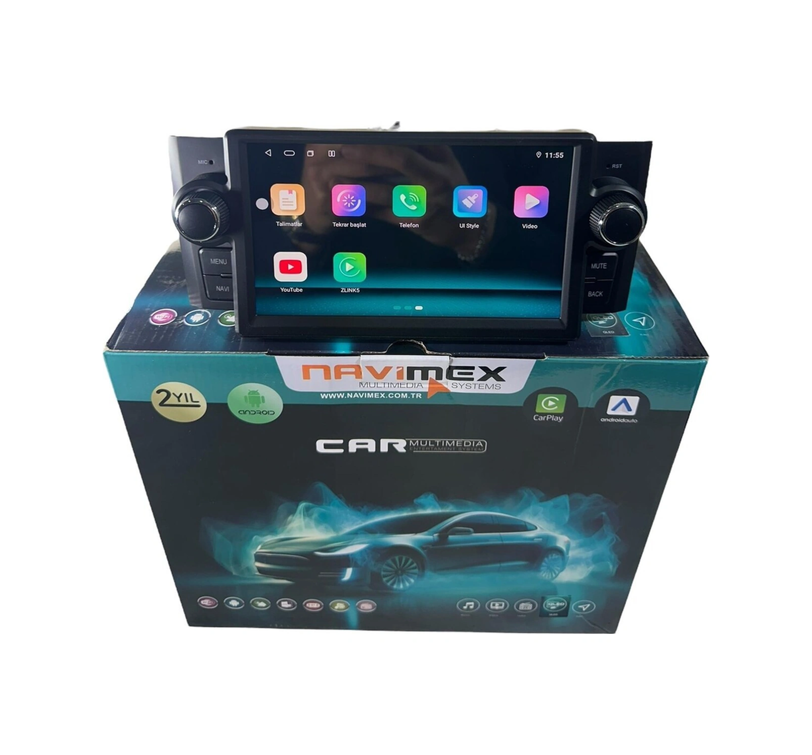 Fiat Linea 2014-2018 Navimex 4-64 Fanlı Profesyonel Tam Oem 7"