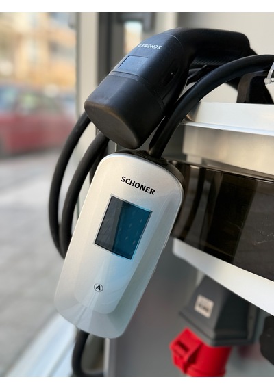 Schoner 22 Kw Akıllı Araç Şarj İstasyonu Type 2 3 Faz Ip66 Su Geçirmez