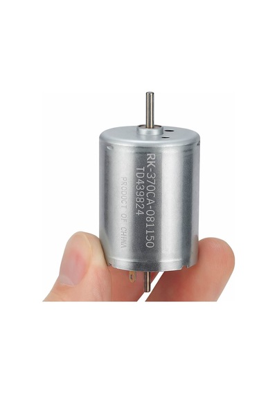 Rk-370ca Dc Motor Dual Çift Milli Dc 24v 3500 Rpm Rc Uçak Rc Bot Oyuncak Araba Dıy