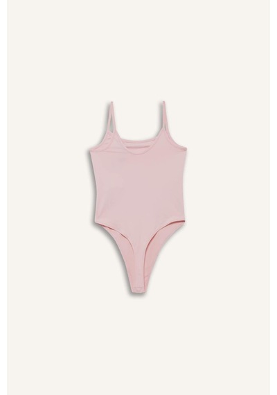 Defacto İnce Askılı Basic Düz Çıtçıtlı Body F9522ax25aupn440 Pembe-pn440