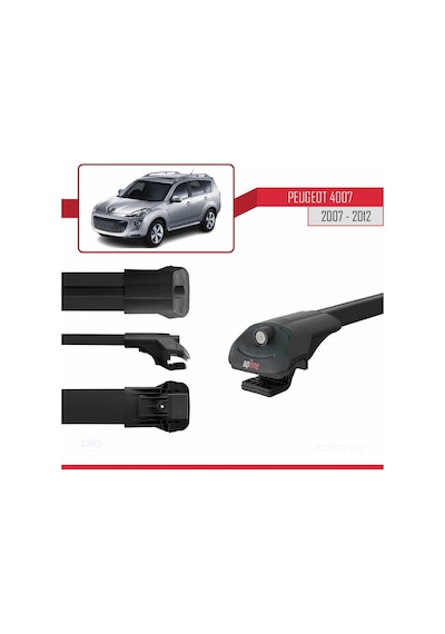 Peugeot 4007 2007-2012 Arası İle Uyumlu Ace-1 Ara Atkı Tavan Barı