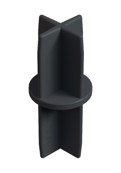 Cateksss 42 Mm Düz Boru Profil Ranza Ara Bağlantı Aparatı Gri - 36 Lı Paket