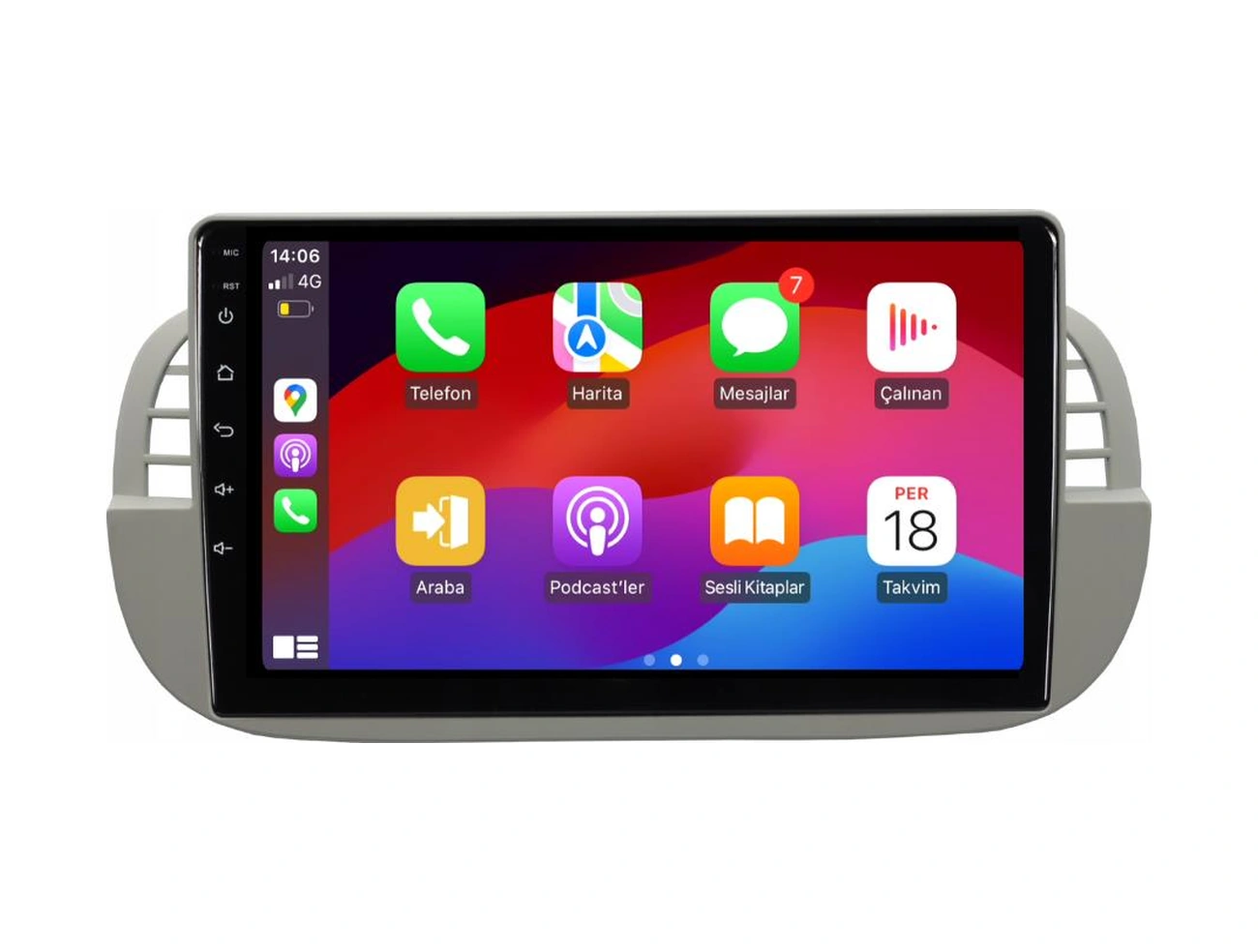 Fiat 500 Android Multimedya Sistemi 2-32 For-x 2008-2015 9"