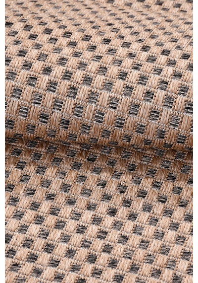 Sierra Halı Jüt Hasır Görünümlü Modern Kilim Ve Yolluk, İnce Bukle Dokuma Kahve Bej