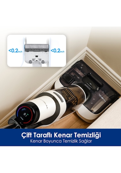 Tineco Floor One S6 Stretch Pro Kablosuz Akıllı Islak Kuru Süpürge
