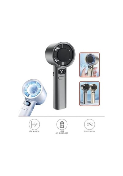 Taşınabilir 16cm Mini El Fanı, 120 Hız Kademesi İle Ayarlanabilir Vantilatör