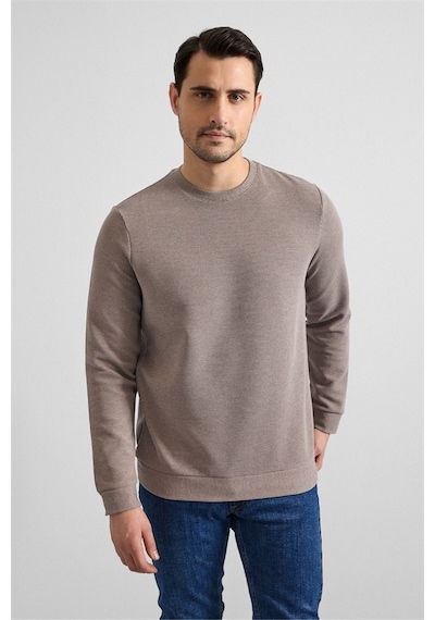 Süvari Koyu Kahve Regular Düz Bisiklet Yaka Sweatshirt Sw2013700035-kh9 Koyu Kahverengi Süvari Koyu Kahve Regular Düz Bisiklet Yaka Sweatshirt Sw2013700035-kh9 Koyu Kahverengi