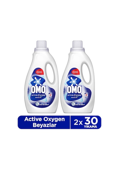 Omo Active Oxygen Sıvı Deterjan 2 x 1500 ML