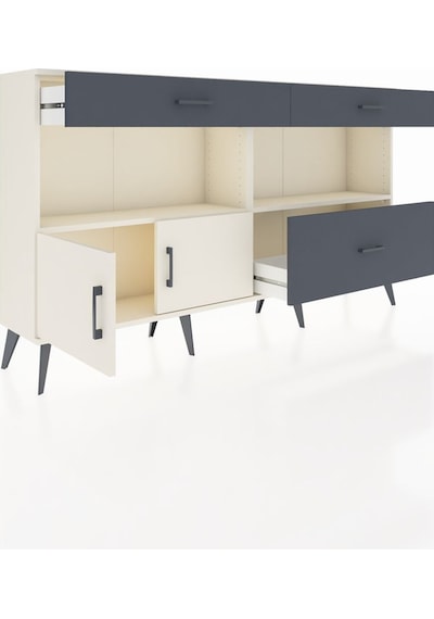 Arges Konsol 2 Raflı 3 Çekmeceli 2 Kapaklı 176x30x99 Aytaşı-aytaş Aytaşı-aytaşı/antrasit Arges Konsol 2 Raflı 3 Çekmeceli 2 Kapaklı 176x30x99 Aytaşı-aytaş Aytaşı-aytaşı/antrasit