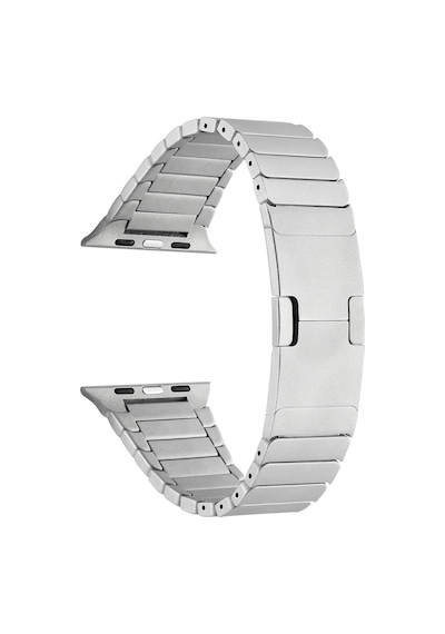Watch Ultra 49mm Kordon Uyumlu Krd-35 Metal Strap Kayış Clo- Gümüş