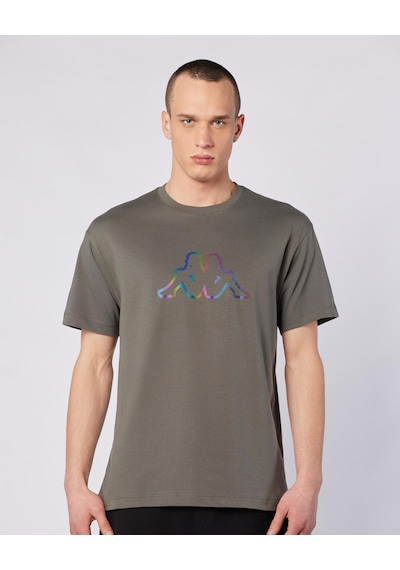 Kappa Logo Brian T-shirt Erkek Gri Regular Tişört