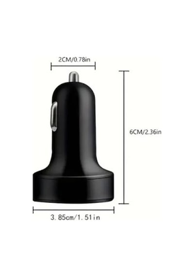 Zensaas41 6 Portlu Hızlı Araç Şarj Cihazı 4 Usb + 2 Type-c Çıkışlı Dijital Göstergeli Oto Şarjı Zensaa5