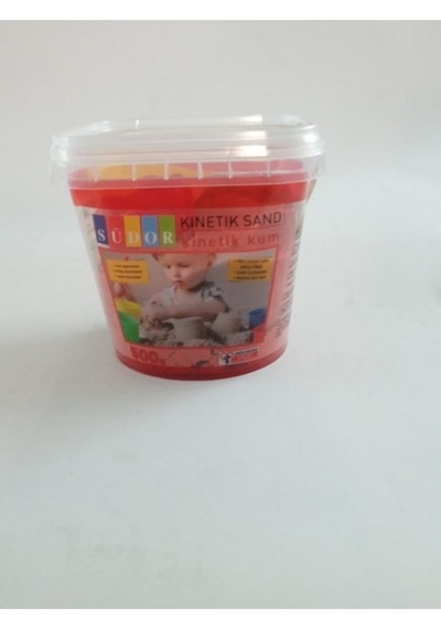 500 Gr. Kinetik Kum Kovalı Kırmızı Kırmızı