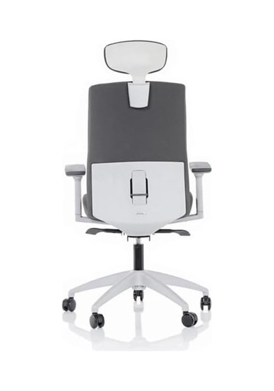 Ergonomik Ofis Koltuğu, Yüksek Sırt Desteği, Başlıklı, Ayarlanabilir Kolçaklı, Gri Ve Beyaz Çok Renkli Ergonomik Ofis Koltuğu, Yüksek Sırt Desteği, Başlıklı, Ayarlanabilir Kolçaklı, Gri Ve Beyaz Çok Renkli