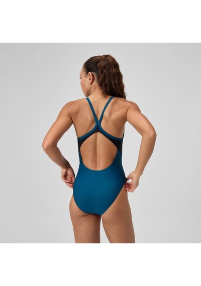 Speedo Clrblck Rcrbck 1pc Af Kadın Yüzücü Mayosu 8-00390516009 Yeşil