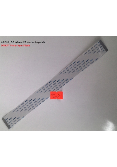 Navitech Dtv-7600 Lcd Ekran 40 Pin Flex Kablo 40-0.5-20A