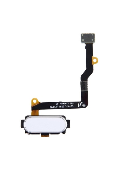 Samsung Galaxy Uyumlu C5 Pro Sm- C5010 Home Tuşu Filmi Süper Kalite Beyaz