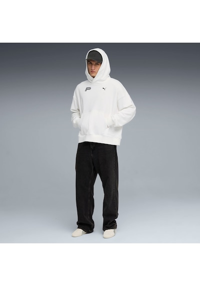 Future.puma.archıve Graphıc Boxy Unısex Kapüşonlu Sweatshırt 632078 02 Beyaz