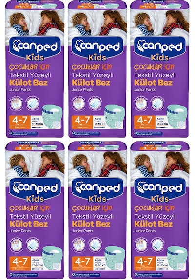 Canped Çocuklar için Emici Külot 4-7 yaş - 54 Adet
