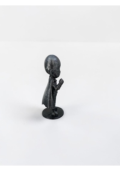 One Punch Man Saitama 10 Cm Özel Gümüş Kaplama Koleksiyonluk Figür