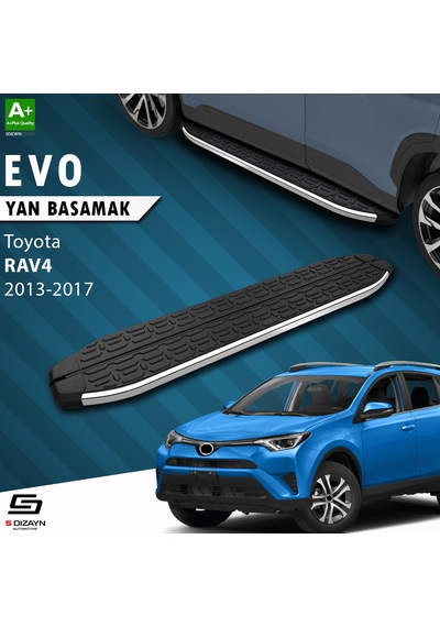 S-dizayn Toyota Rav 4 4 Evo Krom Yan Basamak 173 Cm 2013-2017