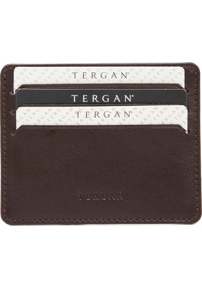 Tergan Kahve Deri Unisex Kredi Kartlık 1050B07