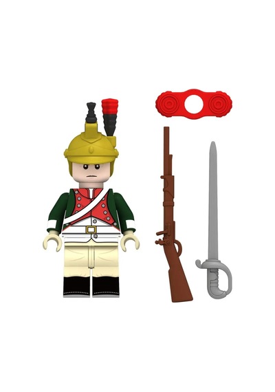 Napoleonic Military Mini Figür French Dragoon W-016