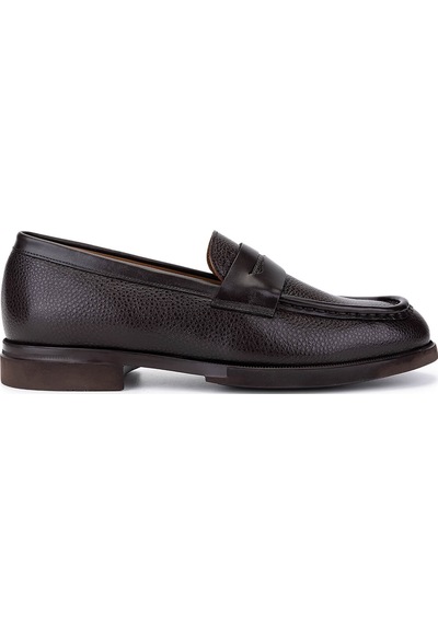 Tamer Tanca Erkek Hakiki Deri Kahverengi Loafer Ayakkabı 537 3819 Erk Ayk Sk25-26 Kahve Dr/gyk Kahverengi