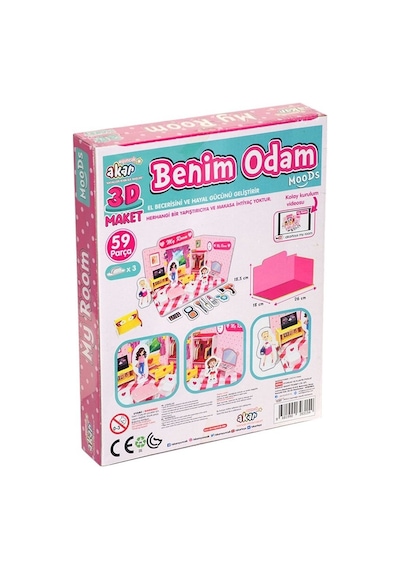 Benim Odam Maket 3 Boyutlu  Puzzle