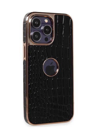 Newface Apple İphone 14 Pro Kılıf Snake Kapak - Siyah