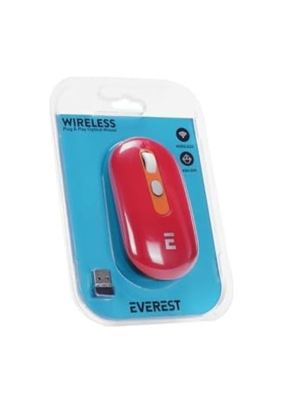 Smw-444 Usb Kırmızı Bluetooth Ve 2.4ghz Optik Wireless Mouse